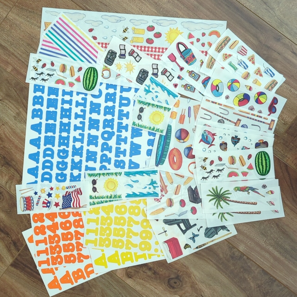 Creative Memories "Summer Fun" Collection of Stickers